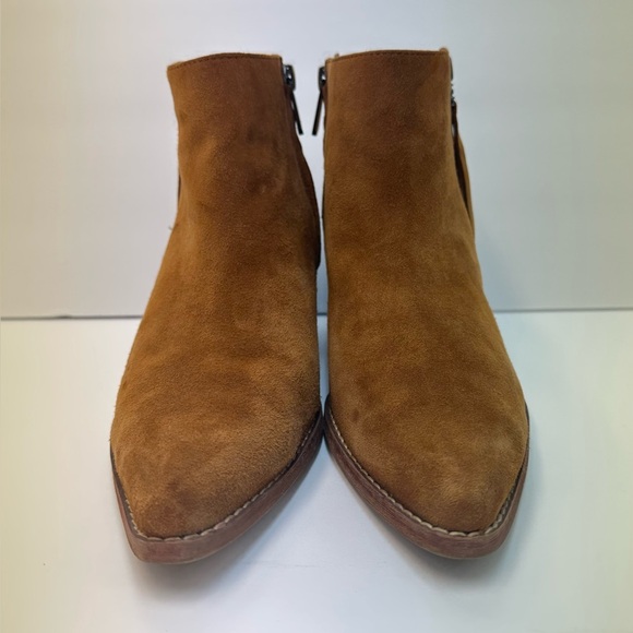 Sam Edelman Brown Suede Ankle Boots - Picture 1 of 9
